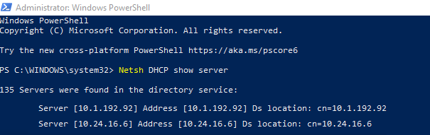 Windows_DHCP_Authorised_Servers_Netsh
