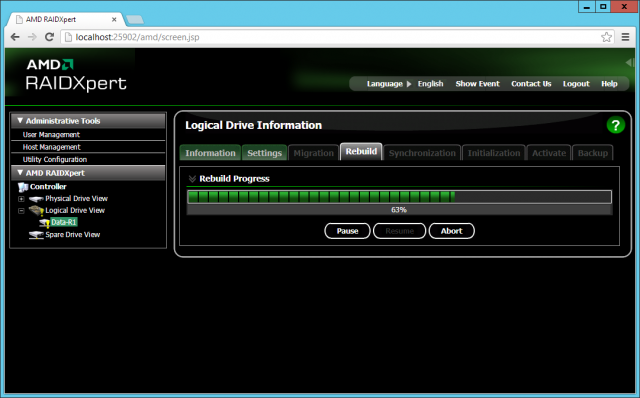 AMD_Raid_Rebuild_RAIDXpert7_RaidProgress