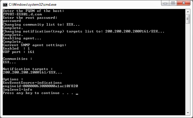 ESXI_Enable_SNMP_CLI