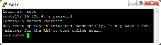 iDRAC_racreset
